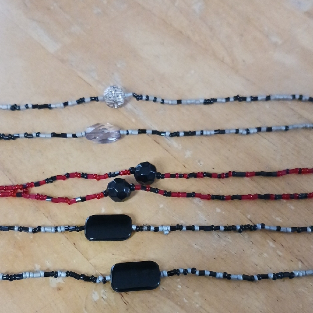 Beaded Multi-Color Necklace Set